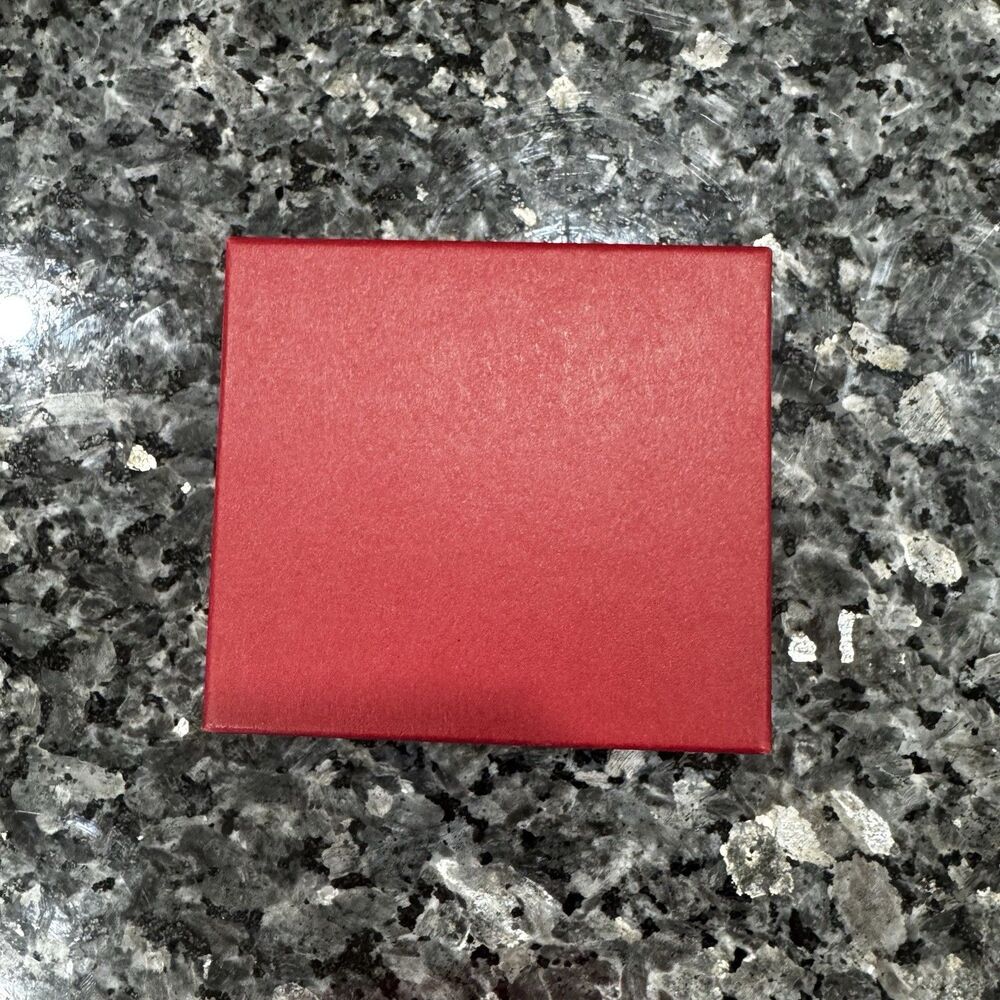 Ferragamo Authentic Small Burgundy Empty Gift Box 4x4x2 - Picture 2 of 8